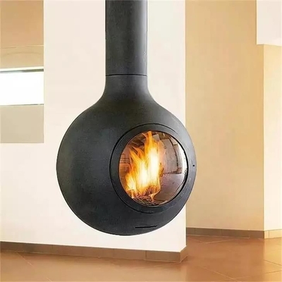 Chaminé suspendida de suspensão decorativa personalizada do fogão ardente de madeira interno
