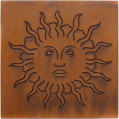 Arte finala de aço de Art Laser Cut Garden Metal da parede de Corten da decoração rústica