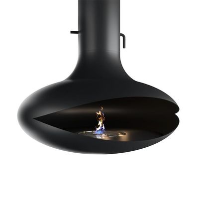 Telhado preto chaminé suspendida flutuador montada do bioetanol do aço carbono do teto